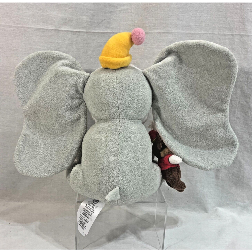 Disney Store Clown Dumbo Plush 10" Timothy Mouse Elephant Stuff Animal Toy Baby - Picture 6 of 8
